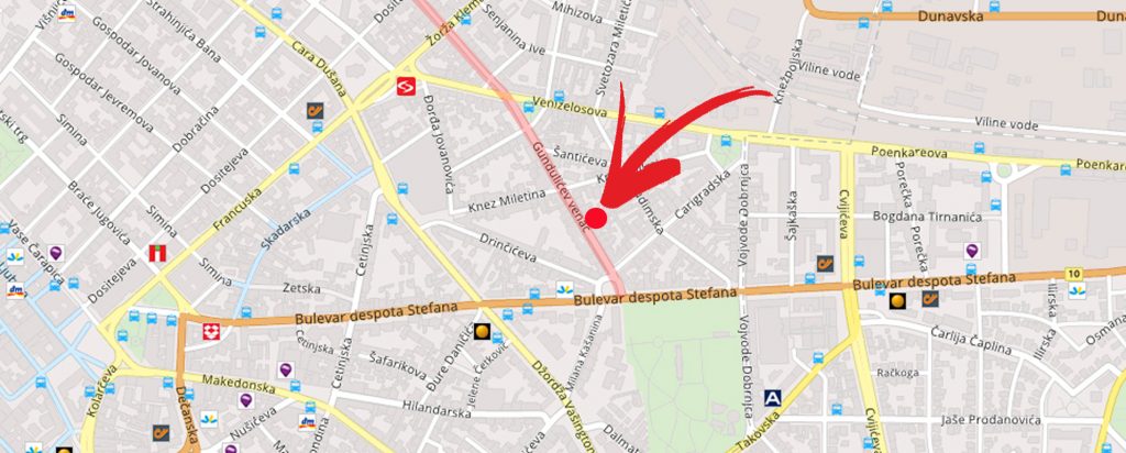 Tačna lokacija agencije